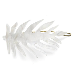 Pico - Leaf Hair Pin White hos parfumerihamoghende.dk 